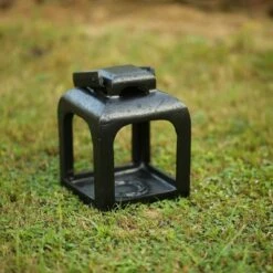 Smith & Hawken 6.5" x 5" Aluminum Cast Metal Pillar Outdoor Lantern Black - Smith & Hawken™ -Outdoor Lighting Sales Shop unnamed file 4877