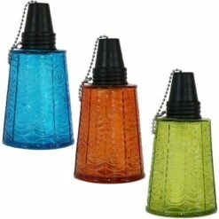 Sunnydaze Decor Sunnydaze Outdoor Refillable Glass Tabletop Torches with Long-Lasting Fiberglass Wicks - Blue, Orange, and Green - 3pc 10 Sunnydaze Decor Sunnydaze Outdoor Refillable Glass Tabletop Torches with Long-Lasting Fiberglass Wicks - Blue, Orange, and Green - 3pc -Outdoor Lighting Sales Shop unnamed file 4900