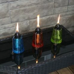 Sunnydaze Decor Sunnydaze Outdoor Refillable Glass Tabletop Torches with Long-Lasting Fiberglass Wicks - Blue, Orange, and Green - 3pc 11 Sunnydaze Decor Sunnydaze Outdoor Refillable Glass Tabletop Torches with Long-Lasting Fiberglass Wicks - Blue, Orange, and Green - 3pc -Outdoor Lighting Sales Shop unnamed file 4901