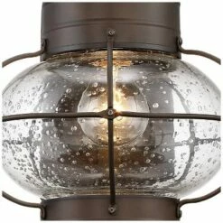 John Timberland Nautical Outdoor Light Fixture Oil Rubbed Bronze Lantern 19 3/4" Clear Seedy Glass Motion Security Sensor for Porch Patio -Outdoor Lighting Sales Shop unnamed file 492
