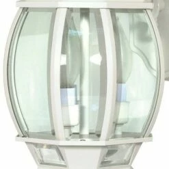 3 Light Outdoor Wall Lantern Sconce White - Aurora Lighting -Outdoor Lighting Sales Shop unnamed file 4967