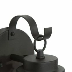 Metal/Glass Globe Outdoor Wall Lamp - LNC Black -Outdoor Lighting Sales Shop unnamed file 4976