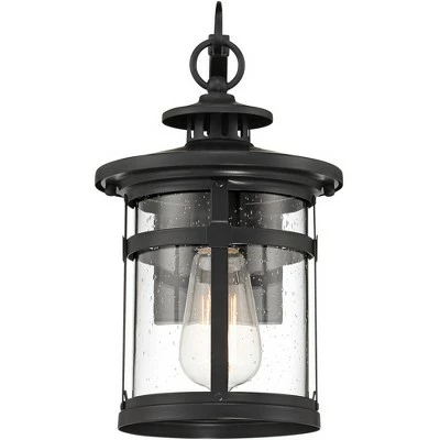 Franklin Iron Works Callaway 11 3/4" High Black Outdoor Lantern Wall Light 5 Franklin Iron Works Callaway 11 3/4" High Black Outdoor Lantern Wall Light - Image 3
