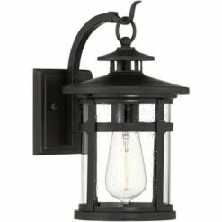 Franklin Iron Works Callaway 11 3/4" High Black Outdoor Lantern Wall Light 11 Franklin Iron Works Callaway 11 3/4" High Black Outdoor Lantern Wall Light -Outdoor Lighting Sales Shop unnamed file 5011