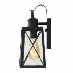2pk 12.5" Metal/Glass "X" Outdoor Lamps - LNC Rusty -Outdoor Lighting Sales Shop unnamed file 5024