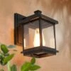 10.6" Metal/Glass Outdoor Lamp Black - LNC 1 10.6" Metal/Glass Outdoor Lamp Black - LNC -Outdoor Lighting Sales Shop unnamed file 5042