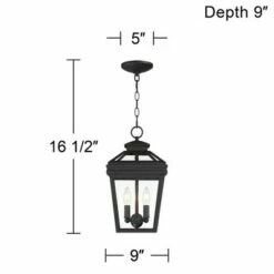 John Timberland Traditional Outdoor Ceiling Light Hanging Black Lantern 16 1/2" Clear Glass for Exterior House Porch Patio Deck 15 John Timberland Traditional Outdoor Ceiling Light Hanging Black Lantern 16 1/2" Clear Glass for Exterior House Porch Patio Deck -Outdoor Lighting Sales Shop unnamed file 508