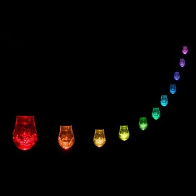 24ct Café Outdoor String Lights Integrated LED Bulb - Black Wire - Enbrighten 4 24ct Café Outdoor String Lights Integrated LED Bulb - Black Wire - Enbrighten - Image 2