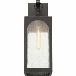 Possini Euro Design Modern Outdoor Wall Light Fixture Bronze Lantern 20 1/2" Seedy Glass for Exterior House Porch Patio Deck -Outdoor Lighting Sales Shop unnamed file 519