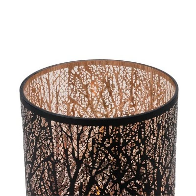 Alpine Corporation 9" Indoor/Outdoor Branching Tree Décor with Tungsten Lights and Timer Black 4 Alpine Corporation 9" Indoor/Outdoor Branching Tree Décor with Tungsten Lights and Timer Black - Image 3