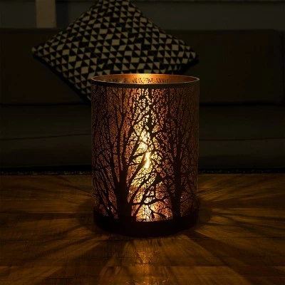 Alpine Corporation 9" Indoor/Outdoor Branching Tree Décor with Tungsten Lights and Timer Black 9 Alpine Corporation 9" Indoor/Outdoor Branching Tree Décor with Tungsten Lights and Timer Black - Image 8