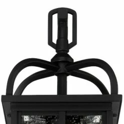 Franklin Iron Works Contemporary Lantern Outdoor Wall Light Fixture Black 17 1/2" Clear Seedy Glass for Exterior House Porch Patio -Outdoor Lighting Sales Shop unnamed file 577