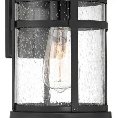 Franklin Iron Works Modern Outdoor Wall Light Fixture Black 14 3/4" Clear Glass for Exterior House Porch Patio Outside Deck Garage 2 Franklin Iron Works Modern Outdoor Wall Light Fixture Black 14 3/4" Clear Glass for Exterior House Porch Patio Outside Deck Garage