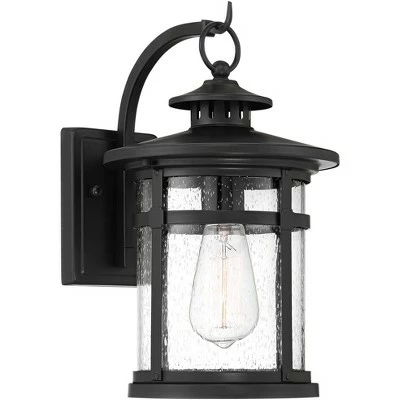 Franklin Iron Works Modern Outdoor Wall Light Fixture Black 14 3/4" Clear Glass for Exterior House Porch Patio Outside Deck Garage 5 Franklin Iron Works Modern Outdoor Wall Light Fixture Black 14 3/4" Clear Glass for Exterior House Porch Patio Outside Deck Garage - Image 4
