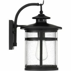 Franklin Iron Works Modern Outdoor Wall Light Fixture Black 14 3/4" Clear Glass for Exterior House Porch Patio Outside Deck Garage 11 Franklin Iron Works Modern Outdoor Wall Light Fixture Black 14 3/4" Clear Glass for Exterior House Porch Patio Outside Deck Garage -Outdoor Lighting Sales Shop unnamed file 586