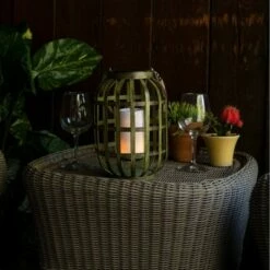 Alpine Corporation 10" Metal Outdoor Lantern with Flickering LED Light Green 11 Alpine Corporation 10" Metal Outdoor Lantern with Flickering LED Light Green -Outdoor Lighting Sales Shop unnamed file 633