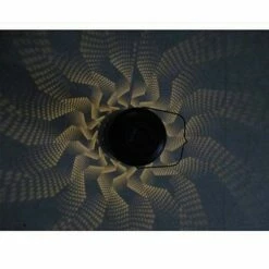 Outdoor Lighting Sales Shop 35 HI-LINE GIFT LTD 9.06" Metal Solar LED Outdoor Lantern with Wave Design Black/Blue - Hi-Line Gift