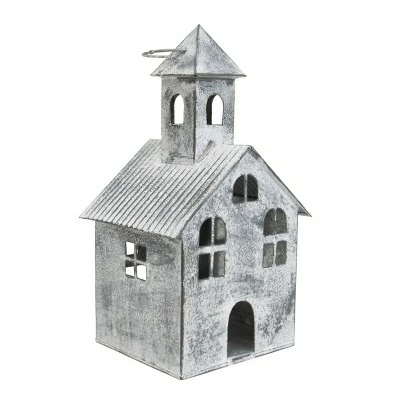 Small White Metal Candle Luminary - Foreside Home & Garden 3 Small White Metal Candle Luminary - Foreside Home & Garden