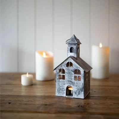 Small White Metal Candle Luminary - Foreside Home & Garden 9 Small White Metal Candle Luminary - Foreside Home & Garden - Image 7