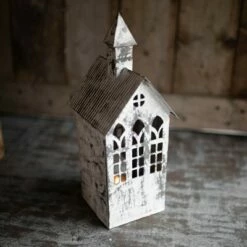 Large White Metal Candle Luminary - Foreside Home & Garden -Outdoor Lighting Sales Shop unnamed file 730