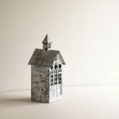 Large White Metal Candle Luminary - Foreside Home & Garden -Outdoor Lighting Sales Shop unnamed file 732