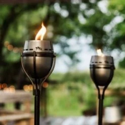 Tiki Brand 65" Island King Lanai Large Flame Torch Gunmetal Finish -Outdoor Lighting Sales Shop unnamed file 759