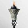 Tiki Brand 62" Hosta Metal Torch Gray Mosaic 1 Tiki Brand 62" Hosta Metal Torch Gray Mosaic -Outdoor Lighting Sales Shop unnamed file 769