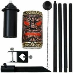 Sunnydaze Decor Sunnydaze Outdoor 3-in-1 Adjustable Height Tiki Face Patio and Lawn Torch Light Set - 4pk -Outdoor Lighting Sales Shop unnamed file 792
