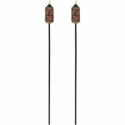 Sunnydaze Decor Sunnydaze Outdoor 3-in-1 Adjustable Height Tiki Face Patio and Lawn Torch Light Set - 2pk -Outdoor Lighting Sales Shop unnamed file 800