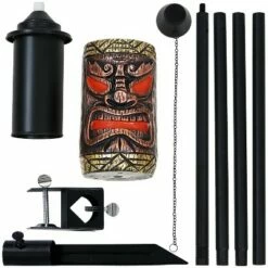 Sunnydaze Decor Sunnydaze Outdoor 3-in-1 Adjustable Height Tiki Face Patio and Lawn Torch Light Set - 2pk -Outdoor Lighting Sales Shop unnamed file 801