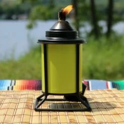 Sunnydaze Decor Sunnydaze Outdoor Metal Patio Deck Poolside Lawn Tabletop Citronella Torch Set - Green, Blue, Orange, and Brown - 8pc -Outdoor Lighting Sales Shop unnamed file 829