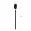 Nature Spring 45" Adjustable Black Metal Flame Torch Lamp -Outdoor Lighting Sales Shop unnamed file 871