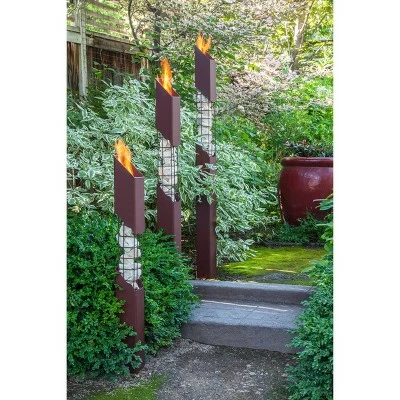 Mason Torch Medium - Rust - Terra Flame 4 Mason Torch Medium - Rust - Terra Flame - Image 3