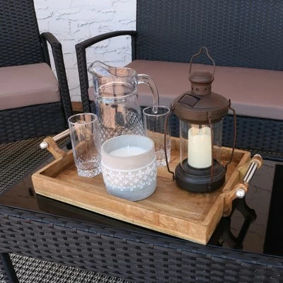 Sunnydaze Decor Sunnydaze Outdoor Antique Style Hanging Solar Lantern Light with LED Light and Candle - 12" - Bronze 6 Sunnydaze Decor Sunnydaze Outdoor Antique Style Hanging Solar Lantern Light with LED Light and Candle - 12" - Bronze - Image 4