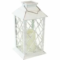 Sunnydaze Decor Sunnydaze Outdoor Concord Hanging Tabletop Solar LED Rustic Farmhouse Decorative Candle Lantern - 11" - White - 2pk 13 Sunnydaze Decor Sunnydaze Outdoor Concord Hanging Tabletop Solar LED Rustic Farmhouse Decorative Candle Lantern - 11" - White - 2pk -Outdoor Lighting Sales Shop unnamed file 959