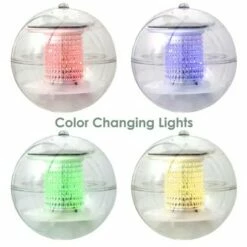 Sunnydaze Decor Sunnydaze Outdoor Solar Powered Floating Color-Changing Pool Water Light Balls for Ponds and Pools - 4pc -Outdoor Lighting Sales Shop unnamed file 96
