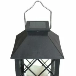 Sunnydaze Decor Sunnydaze Outdoor Concord Hanging Tabletop Solar LED Rustic Farmhouse Decorative Candle Lantern - 11" - Black - 2pk 10 Sunnydaze Decor Sunnydaze Outdoor Concord Hanging Tabletop Solar LED Rustic Farmhouse Decorative Candle Lantern - 11" - Black - 2pk -Outdoor Lighting Sales Shop unnamed file 962