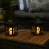 Sunnydaze Decor Sunnydaze Outdoor Lucien Hanging Tabletop Solar LED Rustic Farmhouse Decorative Candle Lantern - 9" - Copper - 2pk 2 Sunnydaze Decor Sunnydaze Outdoor Lucien Hanging Tabletop Solar LED Rustic Farmhouse Decorative Candle Lantern - 9" - Copper - 2pk -Outdoor Lighting Sales Shop unnamed file 972
